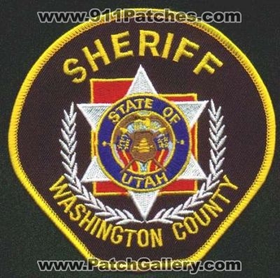 Washington County Sheriff
Thanks to EmblemAndPatchSales.com for this scan.
Keywords: utah