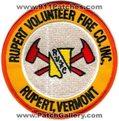 Rupert Volunteer Fire Company Inc (Vermont)
Scan By: PatchGallery.com
Keywords: rvfc co. inc.