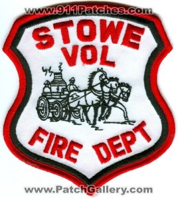 Stowe Volunteer Fire Department (Vermont)
Scan By: PatchGallery.com
Keywords: dept