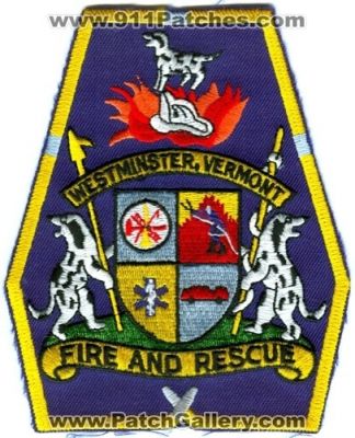 Westminster Fire and Rescue (Vermont)
Scan By: PatchGallery.com

