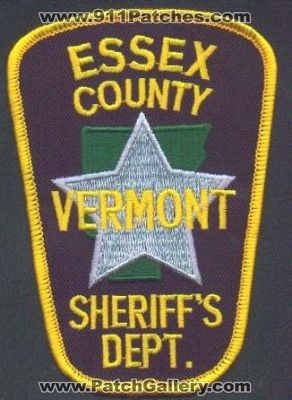 Essex County Sheriff's Dept
Thanks to EmblemAndPatchSales.com for this scan.
Keywords: vermont sheriffs department