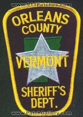 Orleans County Sheriff's Dept
Thanks to EmblemAndPatchSales.com for this scan.
Keywords: vermont sheriffs department