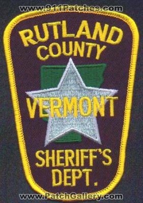 Rutland County Sheriff's Dept
Thanks to EmblemAndPatchSales.com for this scan.
Keywords: vermont sheriffs department