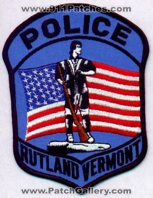 Rutland Police
Thanks to EmblemAndPatchSales.com for this scan.
Keywords: vermont