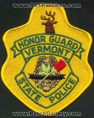Vermont State Police Honor Guard
Thanks to EmblemAndPatchSales.com for this scan.
