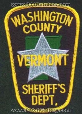 Washington County Sheriff's Dept
Thanks to EmblemAndPatchSales.com for this scan.
Keywords: vermont sheriffs department