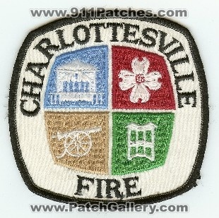 Charlottesville Fire
Thanks to PaulsFirePatches.com for this scan.
Keywords: virginia