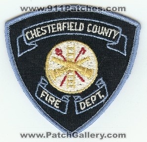 Chesterfield County Fire Dept
Thanks to PaulsFirePatches.com for this scan.
Keywords: virginia department