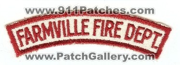 Farmville Fire Dept
Thanks to PaulsFirePatches.com for this scan.
Keywords: virginia department