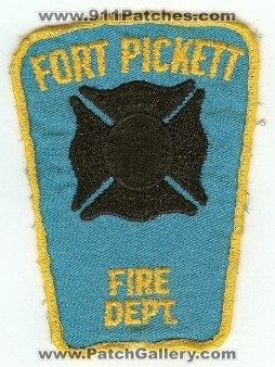 Fort Pickett Fire Dept
Thanks to PaulsFirePatches.com for this scan.
Keywords: virginia department ft