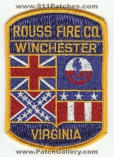 Rouss Fire Co
Thanks to PaulsFirePatches.com for this scan.
Keywords: virginia company winchester