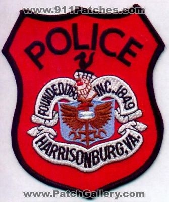 Harrisonburg Police
Thanks to EmblemAndPatchSales.com for this scan.
Keywords: virginia