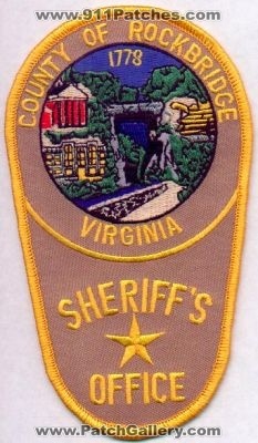 Rockbridge County Sheriff's Office
Thanks to EmblemAndPatchSales.com for this scan.
Keywords: virginia sheriffs