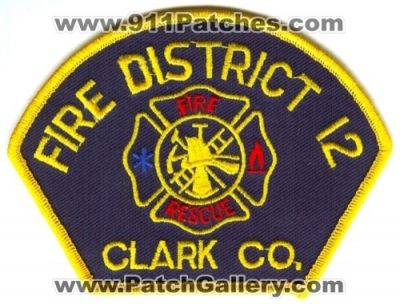 Clark County Fire District 12 (Washington)
Scan By: PatchGallery.com
Keywords: co. dist. number no. #12 department dept. rescue