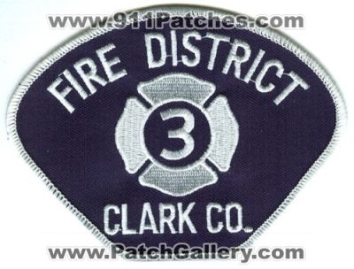 Clark County Fire District 3 (Washington)
Scan By: PatchGallery.com
Keywords: co. dist. number no. #3 department dept.