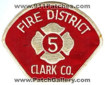 Clark County Fire District 5 (Washington)
Scan By: PatchGallery.com
Keywords: co. dist. number no. #5 department dept.