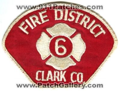 Clark County Fire District 6 (Washington)
Scan By: PatchGallery.com
Keywords: co. dist. number no. #6 department dept.