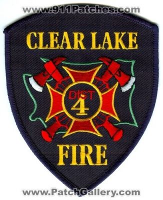 Clear Lake Fire District 4 (Washington)
Scan By: PatchGallery.com
Keywords: dist. number no. #4 department dept.