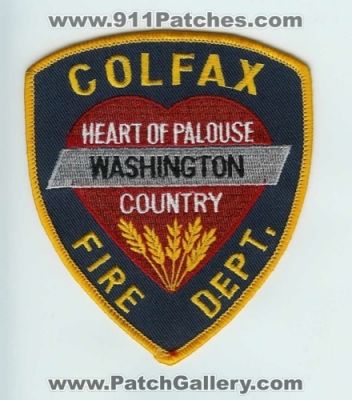 Colfax Fire Department (Washington)
Thanks to Chris Gilbert for this scan.
Keywords: dept. heart of palouse country