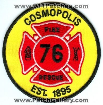Cosmopolis Fire Rescue Department Station 76 (Washington)
Scan By: PatchGallery.com
Keywords: dept. company