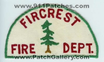 Fircrest Fire Department (Washington)
Thanks to Chris Gilbert for this scan.
Keywords: dept.