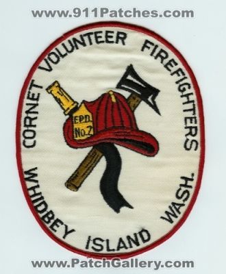 Cornet Volunteer FireFighters Island County District 2 Whidbey Island (Washington)
Thanks to Chris Gilbert for this scan.
Keywords: wash. f.p.d. fpd no. number #2