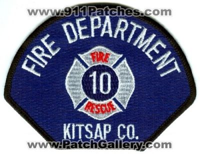 Kitsap County Fire District 10 (Washington)
Scan By: PatchGallery.com
Keywords: co. dist. number no. #10 department dept. rescue