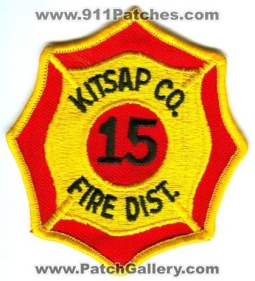 Kitsap County Fire District 15 (Washington)
Scan By: PatchGallery.com
Keywords: co. dist. number no. #15 department dept.