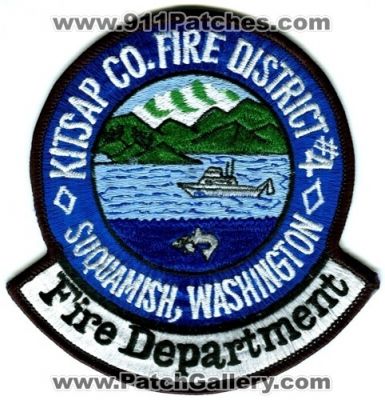 Kitsap County Fire District 4 Suquamish (Washington)
Scan By: PatchGallery.com
Keywords: co. dist. number no. #4 department dept.