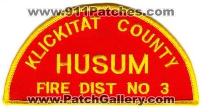 Klickitat County Fire District 3 Husum (Washington)
Scan By: PatchGallery.com
Keywords: co. dist. number no. #3 department dept.