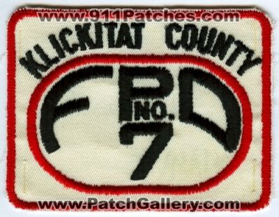 Klickitat County Fire District 7 (Washington)
Scan By: PatchGallery.com
Keywords: co. dist. number no. #7 department dept. fpd protection
