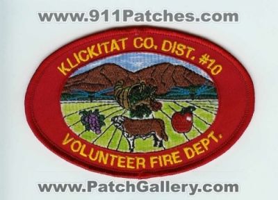 Klickitat County Fire District 10 (Washington)
Thanks to Chris Gilbert for this scan.
Keywords: co. dist. #10 volunteer dept. department