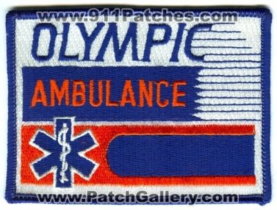 Olympic Ambulance (Washington)
Scan By: PatchGallery.com
Keywords: ems emt paramedic