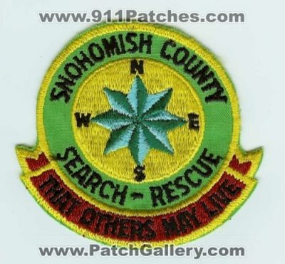 Snohomish County Search and Rescue (Washington)
Thanks to Chris Gilbert for this scan.
Keywords: sar