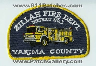 Zillah Fire Department Yakima County District 5 (Washington)
Thanks to Chris Gilbert for this scan.
Keywords: dept. no. number