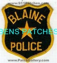 Blaine Police (Washington)
Thanks to BensPatchCollection.com for this scan.
