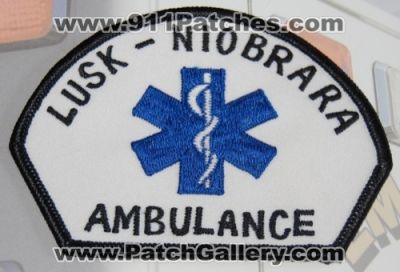 Lusk Niobrara Ambulance (Wyoming)
Thanks to Perry West for this picture.
Keywords: ems