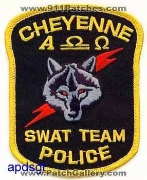 Cheyenne Police SWAT Team (Wyoming)
Thanks to apdsgt for this scan.
