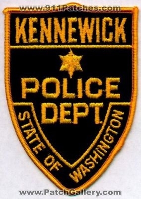 Kennewick Police Dept
Thanks to EmblemAndPatchSales.com for this scan.
Keywords: washington department