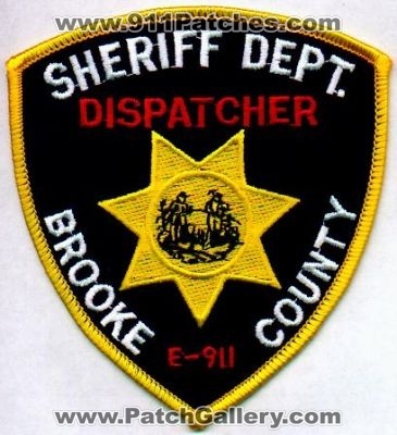 Brooke County Sheriff Dept Dispatcher
Thanks to EmblemAndPatchSales.com for this scan.
Keywords: west virginia department