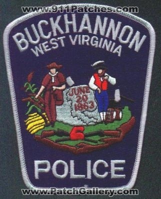 Buckhannon Police
Thanks to EmblemAndPatchSales.com for this scan.
Keywords: west virginia