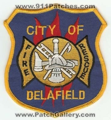 Delafield Fire Rescue (Wisconsin)
Thanks to PaulsFirePatches.com for this scan.
Keywords: city of