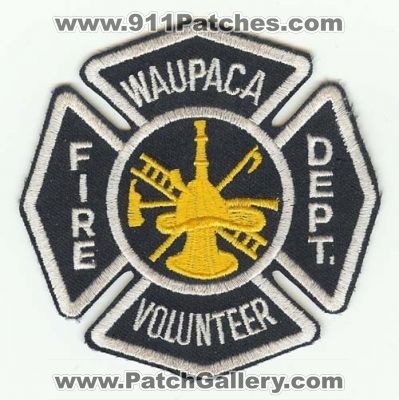 Waupaca Volunteer Fire Dept
Thanks to PaulsFirePatches.com for this scan.
Keywords: wisconsin department