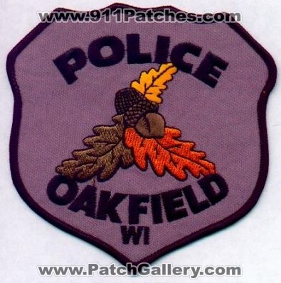 Oakfield Police
Thanks to EmblemAndPatchSales.com for this scan.
Keywords: wisconsin