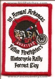 1st Annual Arkansas Fallen FireFighters Motorcycle Rally (Arkansas)
Thanks to Enforcer31.com for this scan.
Keywords: forrest clay