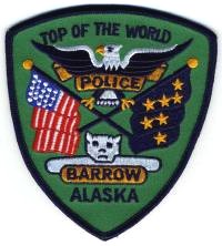 Barrow Police (Alaska)
Thanks to BensPatchCollection.com for this scan.
