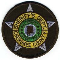 Cherokee County Sheriff's Dept (Alabama)
Thanks to BensPatchCollection.com for this scan.
Keywords: sheriffs department