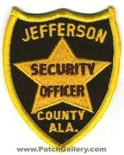 Jefferson County Security Officer (Alabama)
Thanks to BensPatchCollection.com for this scan.
