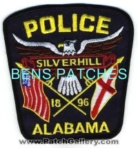 Silverhill Police (Alabama)
Thanks to BensPatchCollection.com for this scan.
