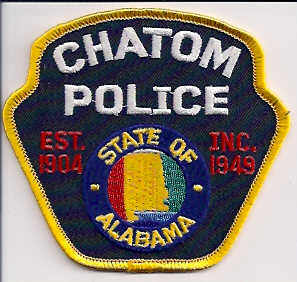 Chatom Police (Alabama)
Thanks to EmblemAndPatchSales.com for this scan.
